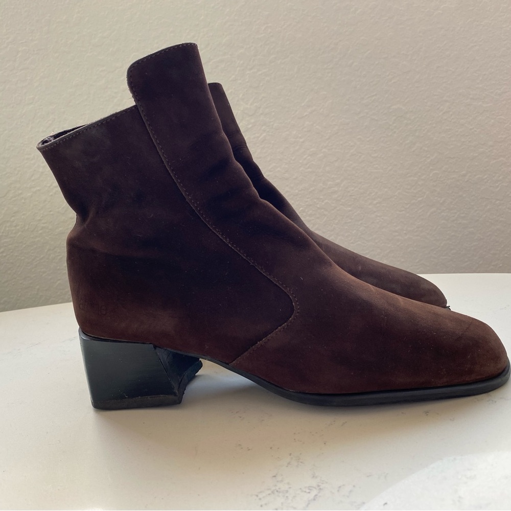 ARCHE ANKLE BOOTS chocolate suede made in FRANCE (offers welcome 🎊🎉 💛